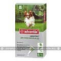 Bayer Advantix (Байер Адвантикс) 40, 4 х 0.4 мл - капли от блох и клещей для собак, весом до 4 кг