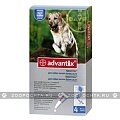 Bayer Advantix (Байер Адвантикс) 400, 4 х 4 мл - капли от блох и клещей для собак, весом более 25 кг