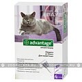 Bayer Advantage (Байер Адвантейдж) 80, 4 х 0.8 мл - капли от блох и клещей для кошек, весом более 4 кг