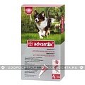 Bayer Advantix (Байер Адвантикс) 250, 4 х 2.5 мл - капли от блох и клещей для собак, весом 10-25 кг